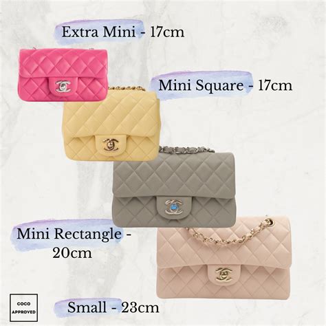 chanel small classic flap dimensions|chanel bag size chart.